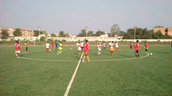 Les jeunes d'Alodo Sports Mobilisés et motivés