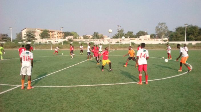 Les jeunes d'Alodo Sports Mobilisés et motivés